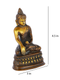 Brass Buddha Gautam Buddhist Idol Showpiece With Sacred Kalash Bbs264