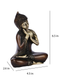 Brass Resting Gautam Buddha Idol Showpiece Bbs265