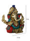 Ganpati Idol With Turban (Pagdi) Decorative Figurine Gts224