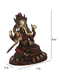 Brass Sitting Ganesh On Round Base Idol Murti Gbs175