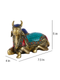 Divine Nandi Bull Brass Statue For Worship & Decor Coats107