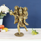 Brass Shri Ram Laxman Sitting On Shoulder Of Hanuman Ji Idol Statue Hbs117