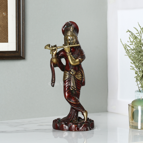 Brass Krishna Statue Kbs118